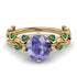 Leaves All Around Tanzanite Ring - Sydney 2ct No. 204