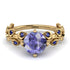 Leaves All Around Tanzanite Ring - Sydney 2ct No. 213