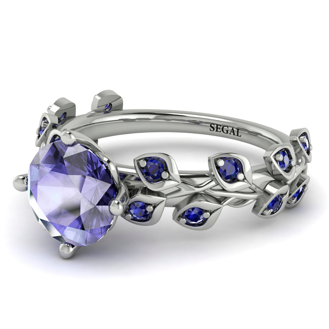 Leaves All Around Tanzanite Ring - Sydney 2ct No. 215
