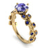 Leaves All Around Tanzanite Ring - Sydney 2ct No. 213