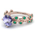 Leaves All Around Tanzanite Ring - Sydney 2ct No. 205