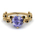 Leaves All Around Yellow Gold Tanzanite Ring - Sydney 2ct No. 207