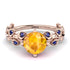 Leaves All Around Yellow Diamond Ring - Sydney 2ct No. 1014