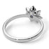 Lotus Flower Solitaire Sapphire Ring - Lotus no. 15