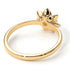 Lotus Flower Solitaire Yellow Diamond Ring - Lotus no. 1001