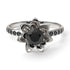 Lotus Flower Black Diamond ring - Lotus no. 18