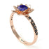 Lotus Flower Sapphire ring - Lotus no. 29