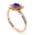 Lotus Flower Sapphire ring - Lotus no. 26
