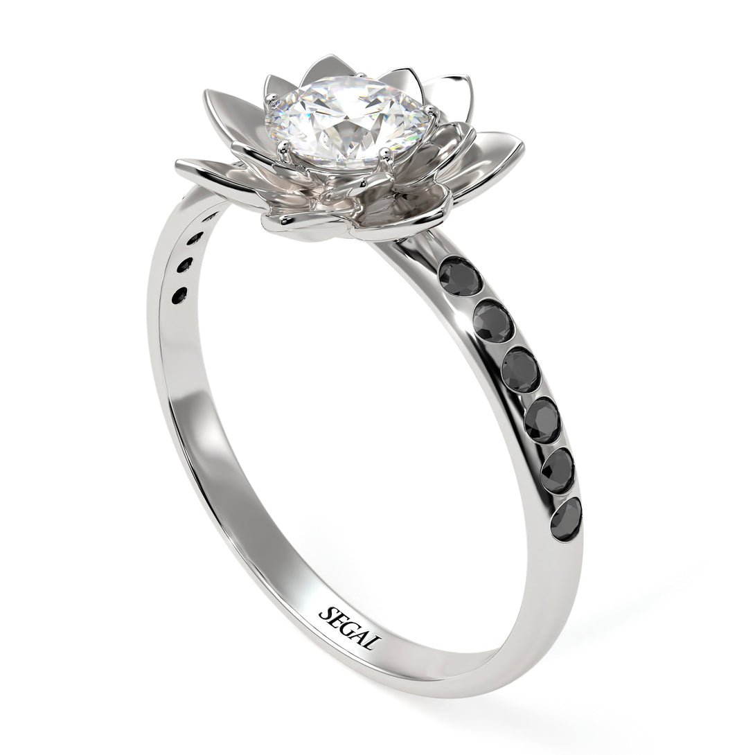 Lotus Flower diamond ring - Lotus no. 12