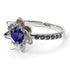 Lotus Flower Sapphire ring - Lotus no. 30
