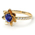 Lotus Flower Sapphire ring - Lotus no. 25