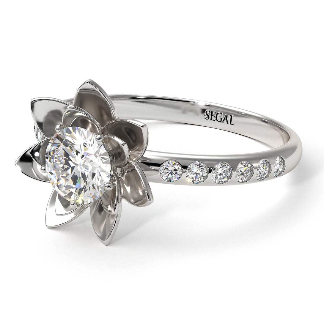 Lotus Flower Diamond ring - Lotus no. 3