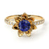 Lotus Flower Sapphire ring - Lotus no. 25