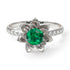 Lotus Flower Emerald ring - Lotus no. 21