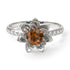 Lotus Flower Brown Diamond ring - Lotus no. 1103