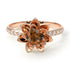 Lotus Flower Brown Diamond ring - Lotus no. 1102