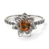 Lotus Flower Brown Diamond ring - Lotus no. 1106