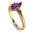 Marquise Amethyst Geometrical Engagement Ring - Reese No. 310 image 3