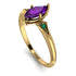Marquise Amethyst Geometrical Engagement Ring - Reese No. 304