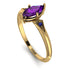 Marquise Amethyst Geometrical Engagement Ring - Reese No. 313 image 3