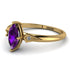 Marquise Amethyst Geometrical Engagement Ring - Reese No. 301 image 2