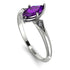 Marquise Amethyst Geometrical Engagement Ring - Reese No. 303
