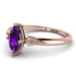 Marquise Amethyst Geometrical Engagement Ring - Reese No. 302 image 2