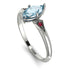 Marquise Aquamarine Geometrical Engagement Ring - Reese No. 412