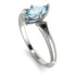 Marquise Aquamarine Geometrical Engagement Ring - Reese No. 409 image 3