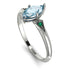 Marquise Aquamarine Geometrical Engagement Ring - Reese No. 406