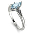 Marquise Aquamarine Geometrical Engagement Ring - Reese No. 403 image 3