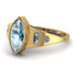 Marquise Bezel Aquamarine Ring - Juliana No. 401