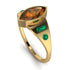Marquise Bezel Brown Diamond Ring - Juliana No. 1104