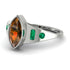 Marquise Bezel Brown Diamond Ring - Juliana No. 1106
