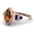 Marquise Bezel Brown Diamond Ring - Juliana No. 1114
