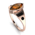 Marquise Bezel Brown Diamond Ring - Juliana No. 1108