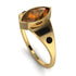 Marquise Bezel Brown Diamond Ring - Juliana No. 1107