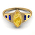 Marquise Bezel Citrine Ring - Juliana No. 613