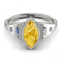 Marquise Bezel Citrine Ring - Juliana No. 603
