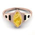 Marquise Bezel Citrine Ring - Juliana No. 608