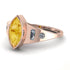 Marquise Bezel Citrine Ring - Juliana No. 602