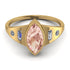 Marquise Bezel Morganite Ring - Juliana No. 901