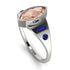 Marquise Bezel Morganite Ring - Juliana No. 915 image 2