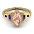 Marquise Bezel Morganite Ring - Juliana No. 913
