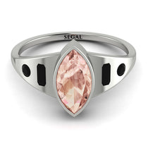 Marquise Bezel Morganite Ring - Juliana No. 909 image 1