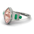 Marquise Bezel Morganite Ring - Juliana No. 906 image 3