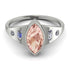 Marquise Bezel Morganite Ring - Juliana No. 903 image 1