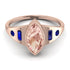 Marquise Bezel Morganite Ring - Juliana No. 914 image 1