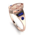Marquise Bezel Morganite Ring - Juliana No. 914