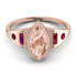 Marquise Bezel Morganite Ring - Juliana No. 911 image 1